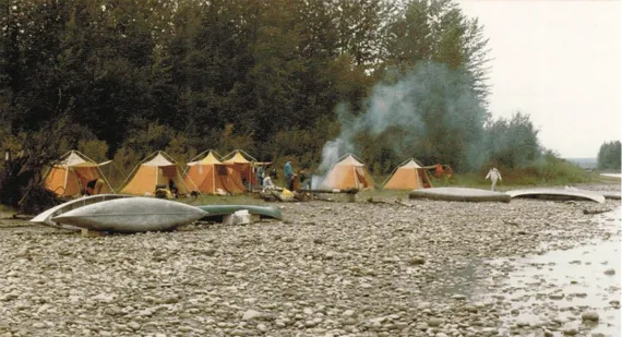 Kanu Camp 1989 Kanutour in Kanada