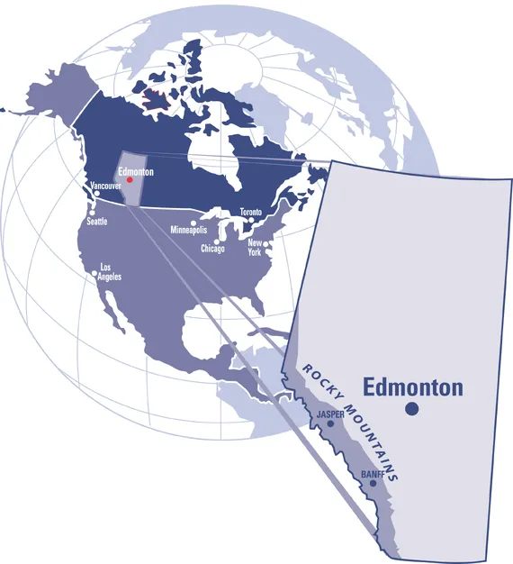 Edmonton, Alberta, Kanada geführte Klaingruppenreisen in Westkanada
