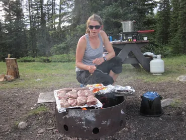 Camp kitchen camping tour in Canada